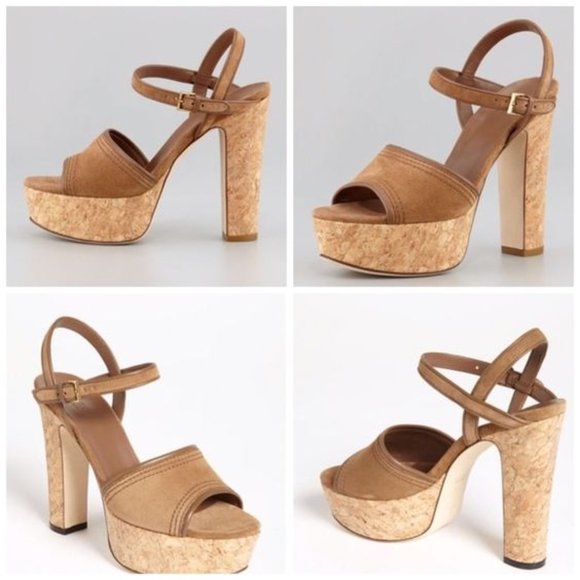 Gucci Shoes - Gucci Danielle Cork Platform Size 38.5